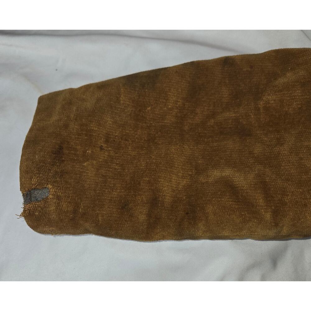 Vintage Distressed Corduroy Coat Put On Show Halloween Costume Prop Sz 22 Brown - Picture 6 of 16